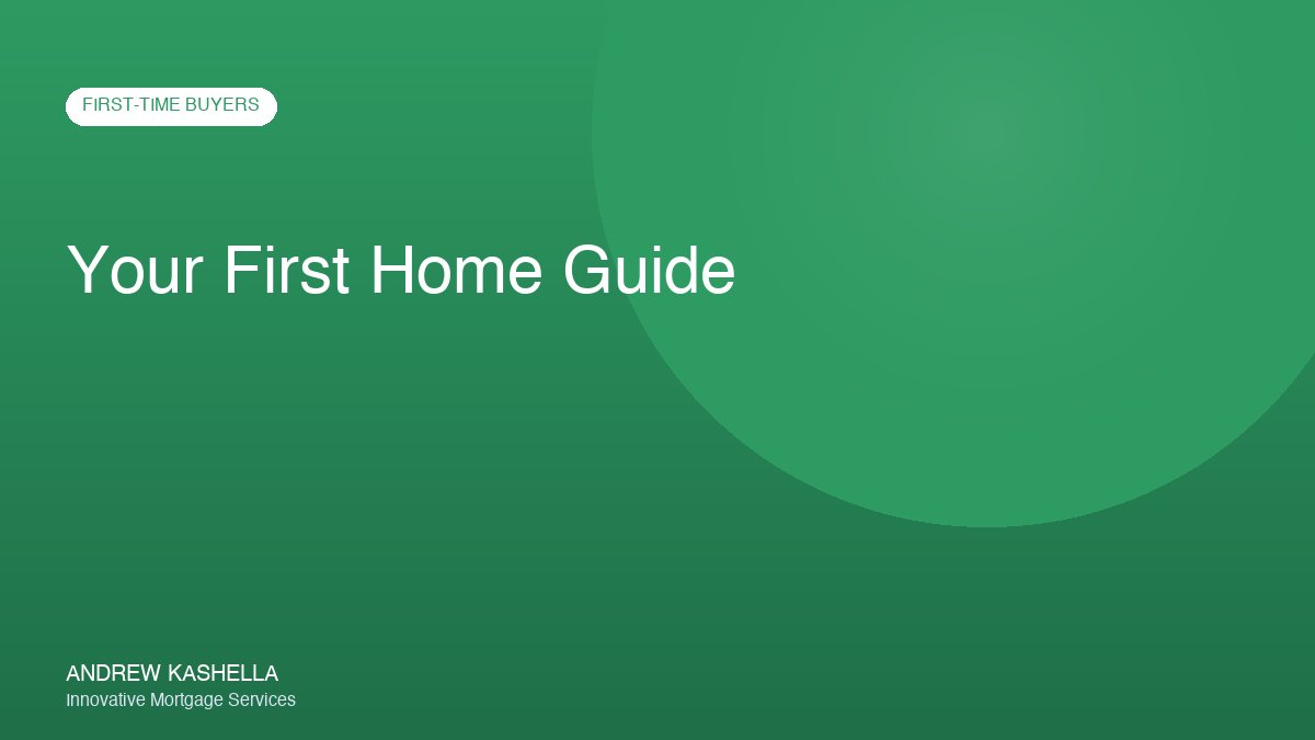 First-Time Home Buyers