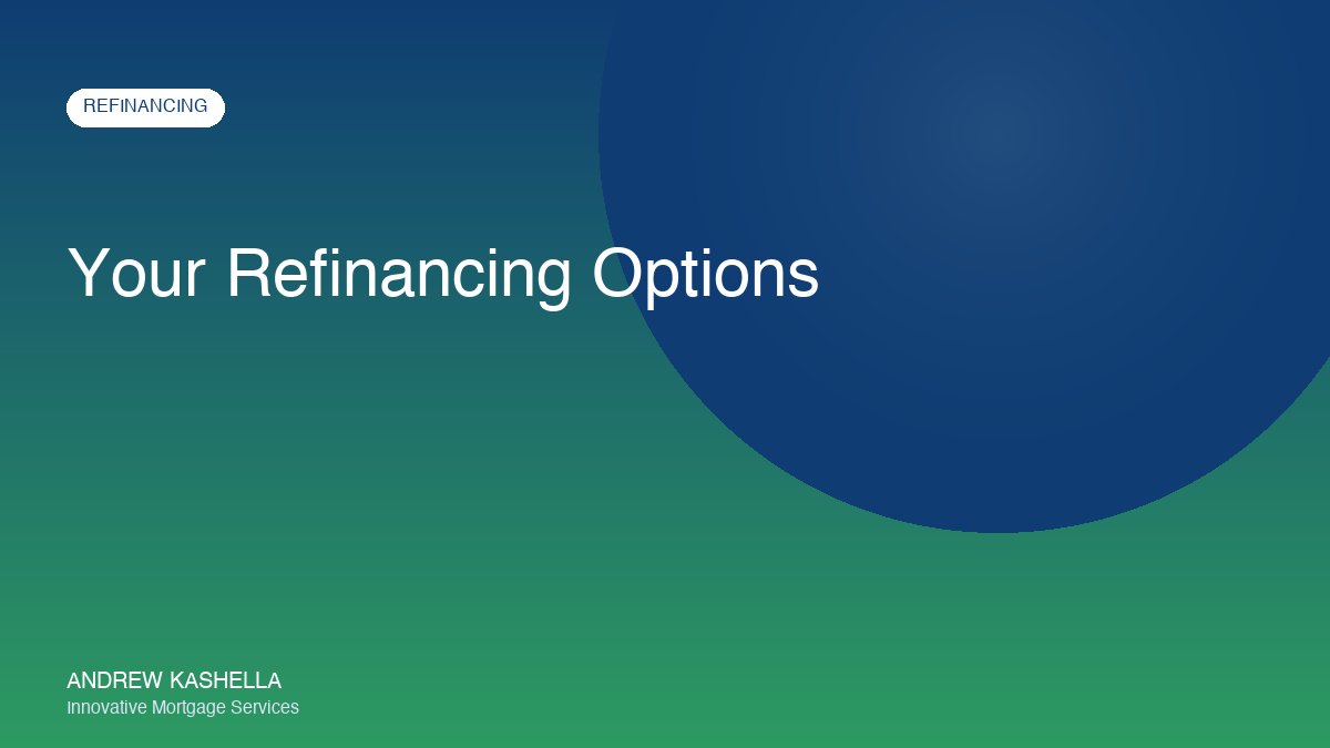 Refinancing Options